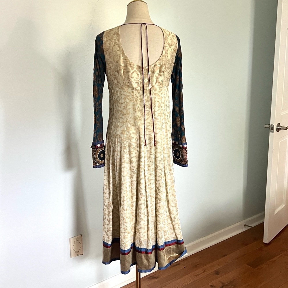Karishma Heavily Embellished Anarkali Dress,Beaded Artisan Festival,EUC, Size S - Picture 3 of 14